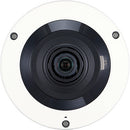 Hanwha Vision X Series 6MP Indoor Network Fisheye Camera (White)