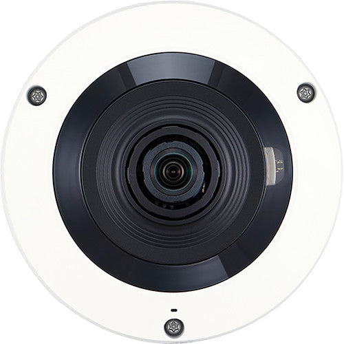 Hanwha Vision X Series 6MP Indoor Network Fisheye Camera (White)