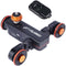 YELANGU L4X Motorized DSLR Dolly with Remote (Black)