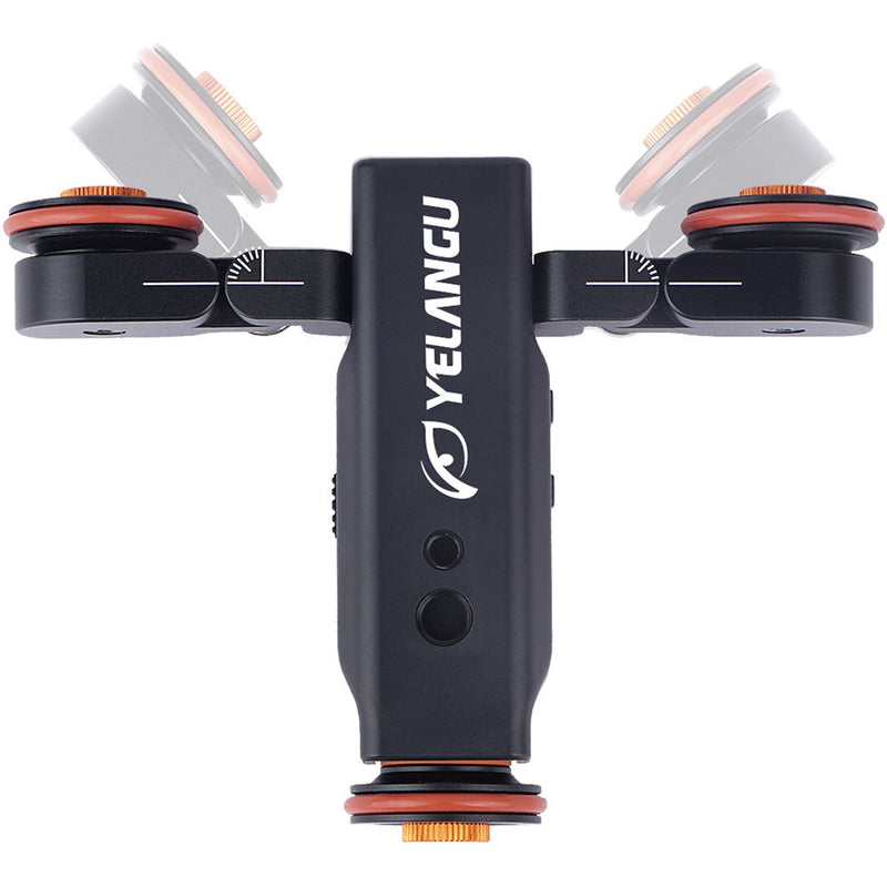 YELANGU L4X Motorized DSLR Dolly with Remote (Black)