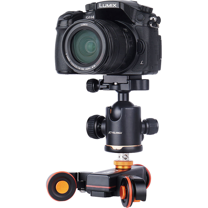 YELANGU L4X Motorized DSLR Dolly with Remote (Black)