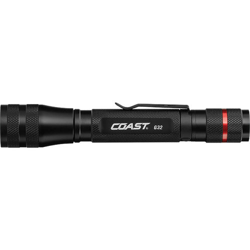 COAST G32 Pure Beam Focusing LED Flashlight (Gunmetal, Clamshell Packaging)