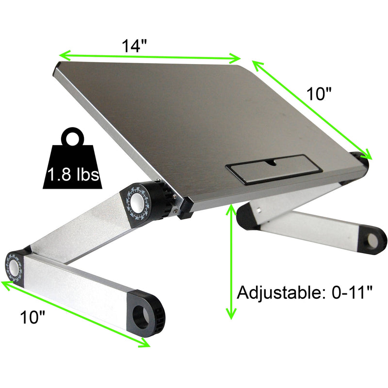 Uncaged Ergonomics WorkEZ Light Laptop Stand (Silver)