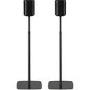 FLEXSON Adjustable Floor Stands for the Sonos One or PLAY:1 (Black, Pair)