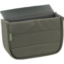 Billingham Hadley Shoulder Bag Small (Black with Black Leather Trim)