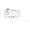 Hawke Sport Optics Vantage 1x25 Red Dot Sight (Weaver Rail)
