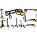 RockNRoller Multi-Cart 8-in-1 Equipment Transporter R2RG Micro Glider (Black)