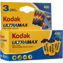 Kodak GC/UltraMax 400 Color Negative Film (35mm Roll Film, 24 Exposures, 3-Pack)