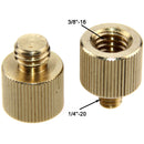 CAMVATE 3/8"-16 Female to 1/4"-20 Male & 1/4"-20 Female to 3/8"-16 Male Screw Adapter Set