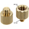 CAMVATE 3/8"-16 Female to 1/4"-20 Male & 1/4"-20 Female to 3/8"-16 Male Screw Adapter Set