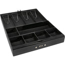 Barska Six-Compartment Cash Box with Bill Holders and Combination Lock