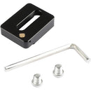 CAMVATE Dual 1/4"-20 Shoe Mount Adapter with Anti-Fall Pin