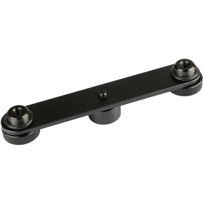 CAMVATE Dual Microphone Mount T-Bracket with 5/8"-27 Threads