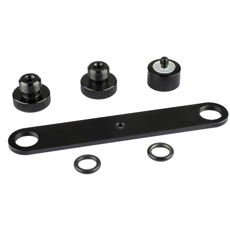 CAMVATE Dual Microphone Mount T-Bracket with 5/8"-27 Threads