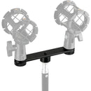 CAMVATE Dual Microphone Mount T-Bracket with 5/8"-27 Threads