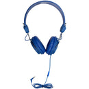 HamiltonBuhl Sack-O-Phones Favoritz Student Headphones with In-Line Microphones (Set of 5, Blue)