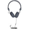 HamiltonBuhl Sack-O-Phones Favoritz Student Headphones with In-Line Microphones (Set of 5, Gray)