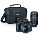 Canon EOS Rebel T7 DSLR Camera with 18-55mm, 75-300mm Lenses & Webcam Starter Kit