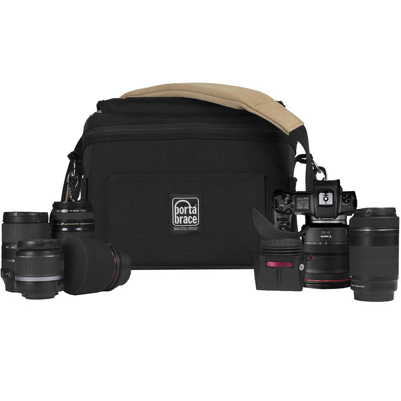 PortaBrace Large Messenger Bag for Canon EOS R Camera