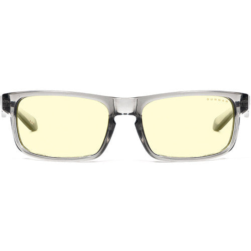 GUNNAR Enigma Gaming Glasses (Smoke Frame, Amber Lens Tint)