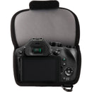 MegaGear Ultralight Neoprene Camera Case for Panasonic LUMIX DMC-FZ300 (Gray)