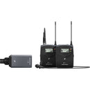 Sennheiser EW 100 ENG G4 Camera-Mount Wireless Combo Microphone System with White Outdoor Kit (G: 566 to 608 MHz)