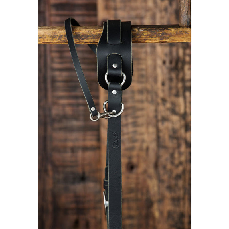 HoldFast Gear Money Maker Solo Sling Right-Handed Camera Strap (Medium, Water Buffalo Black)