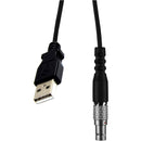Teradek 4-Pin Connector to USB Cable (13")