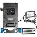 IndiPRO Tools V-Mount Plate with L-Series Dummy Battery (15mm Rod Bracket)