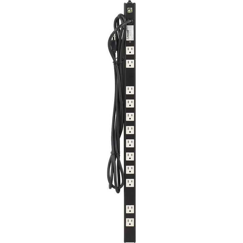 Lowell Manufacturing ACS-1512 12-Outlet Power Strip (15A)