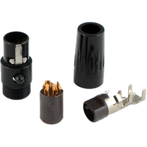 Cable Techniques TA6FL 6-Pin Mini XLR Female with 6mm Outlet (Black)