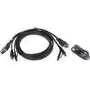 IOGEAR DVI and USB KVM Cable Kit with Audio (TAA, 10')