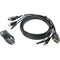 IOGEAR DVI and USB KVM Cable Kit with Audio (TAA, 10')