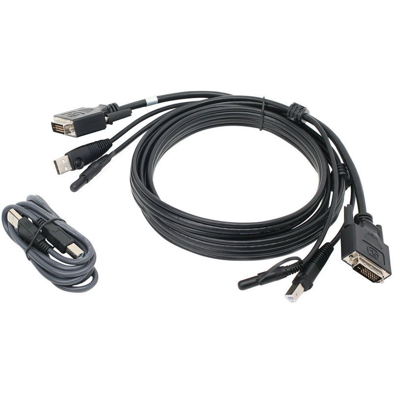 IOGEAR DVI and USB KVM Cable Kit with Audio (TAA, 10')