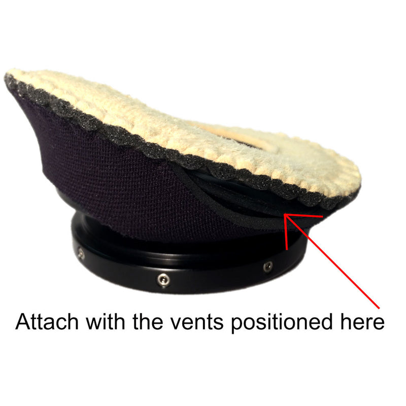 Bluestar Mid Round Viewfinder Eyecushion for ALEXA & AMIRA (Ultrasuede, Black)
