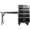 Odyssey FZWB6WDLX Flight Zone Deluxe 6-Drawer Workbox Tour Case with Casters & Side Table