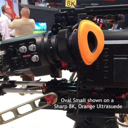 Bluestar Oval Small Viewfinder Eyecushion (Fleece, Black)