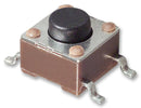 TE CONNECTIVITY - ALCOSWITCH FSMCTATR Tactile Switch, FSM Series, Top Actuated, Surface Mount, Round Button, 260 gf, 50mA at 24VDC