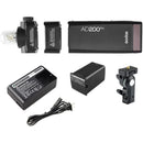 Godox AD200PRO Pocket Flash with 28" Softbox Kit