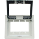 FSR Recessed 3-Gang Mounting Plate with Plastic Cover
