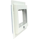 FSR Recessed 3-Gang Mounting Plate with Plastic Cover