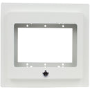 FSR Recessed 3-Gang Mounting Plate with Plastic Cover
