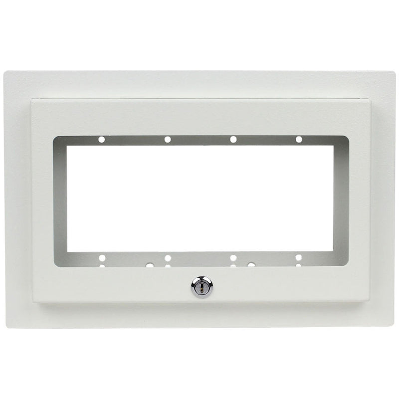 FSR Recessed 4-Gang Mounting Plate with Plastic Cover