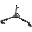 miliboo Portable Aluminum Tripod Kit with 75mm Fluid Head and Tripod Dolly