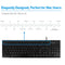 Macally 104 Key Full-Size USB Keyboard (Black)
