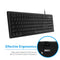 Macally 104 Key Full-Size USB Keyboard (Black)