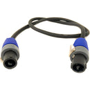 BlockBattery speakON to speakON NL2FX Power Cable (4')