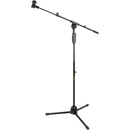 Auray MS-65CL Professional Mic Stand with Clutch Lock and Telescoping Boom Arm (Pair)