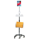 CTA Digital Metal Basket Add-On for Tablet Floor Stands