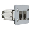 FSR Double-Height CAT6a Shielded Connector Insert (White)